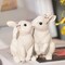 Kissing Bunny Figurine – Resin Easter Spring Tabletop Decor 4x2.5x3.5”
